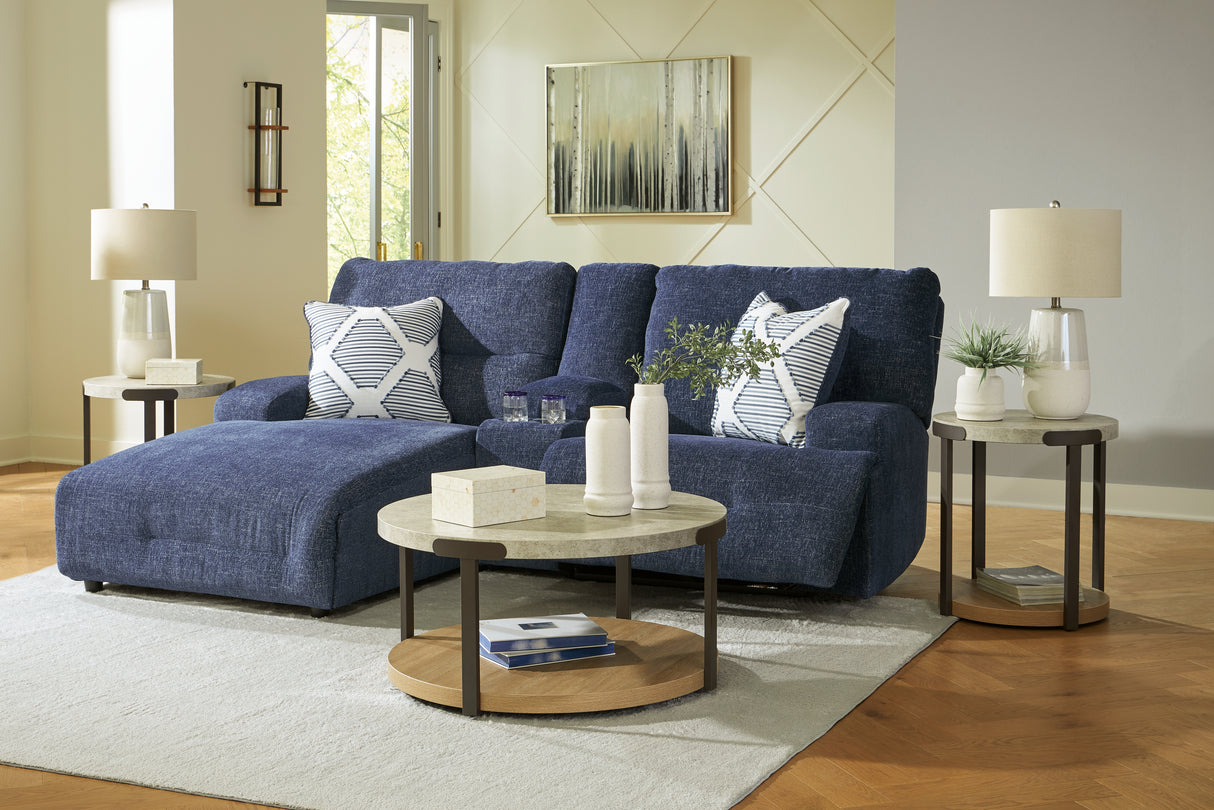 Acklen Place 3-Piece Power Reclining Sectional Sofa with Chaise