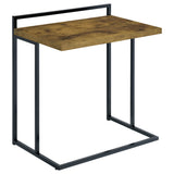 Furniture City Houma - Coaster - Dani Rectangular C-Shaped Sofa Side Table Rustic Nutmeg - 936122