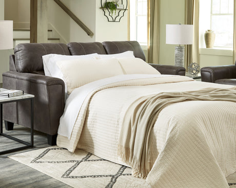 Furniture City Houma - Ashley Furniture - Navi Queen Sofa Sleeper - Queen Sofa Sleeper / Fossil - 9400439