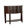 Furniture City Houma - Coaster - Diane 2-drawer Demilune Entryway Console Table Cappuccino - 950156