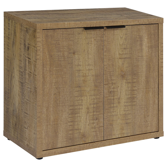 Furniture City Houma - Coaster - Pepita 2-door Engineered Wood Accent Cabinet Mango Brown - 950394