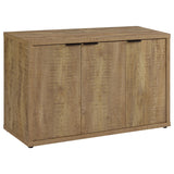 Furniture City Houma - Coaster - Pepita 3-door Engineered Wood Accent Cabinet Mango Brown - 950395