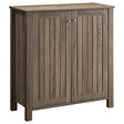 Furniture City Houma - Coaster - Marisa 4-shelf Engineered Wood Shoe Cabinet Dark Taupe - 950551