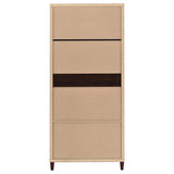 Wadeline 2-door Tall Accent Storage Cabinet Rustic Tobacco