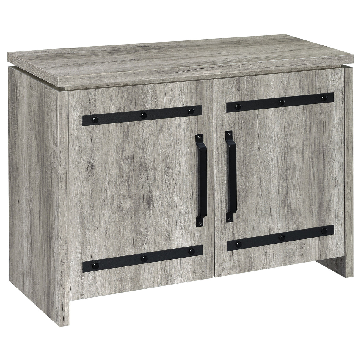 Furniture City Houma - Coaster - Enoch 2-door Engineered Wood Accent Cabinet Grey Driftwood - 950785