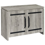Furniture City Houma - Coaster - Enoch 2-door Engineered Wood Accent Cabinet Grey Driftwood - 950785