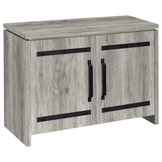 Furniture City Houma - Coaster - Enoch 2-door Engineered Wood Accent Cabinet Grey Driftwood - 950785