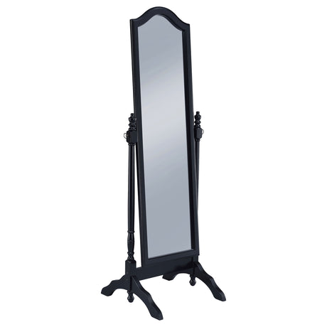 Furniture City Houma - Coaster - Cabot Wood Adjustable Full Length Cheval Mirror Black - 950801