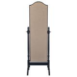 Cabot Wood Adjustable Full Length Cheval Mirror Black