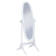 Furniture City Houma - Coaster - Foyet Wood Adjustable Full Length Cheval Mirror White - 950802