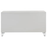 Leticia 3-drawer Mirrored Storage Accent Cabinet Silver
