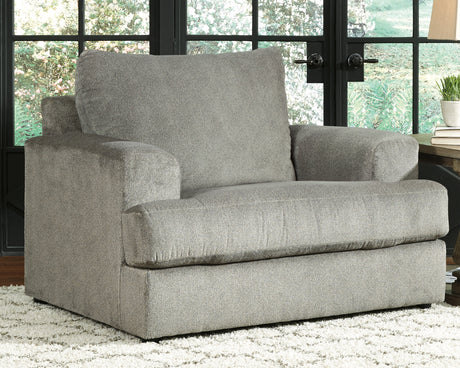 Furniture City Houma - Ashley Furniture - Soletren Oversized Chair - Chair and a Half / Ash - 9510323