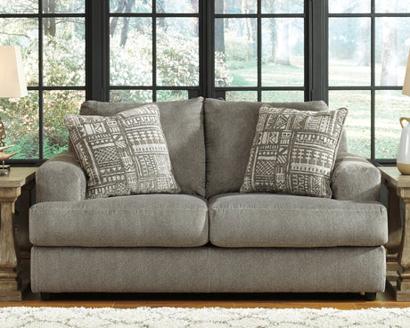 Furniture City Houma - Ashley Furniture - Soletren Loveseat - Loveseat / Ash - 9510335