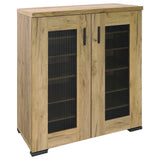 Furniture City Houma - Coaster - Bristol 6-shelf Engineered Wood Shoe Cabinet Golden Oak - 951107