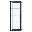 Furniture City Houma - Coaster - Zenobia 4-shelf Curio Cabinet Display Case Black - 953234