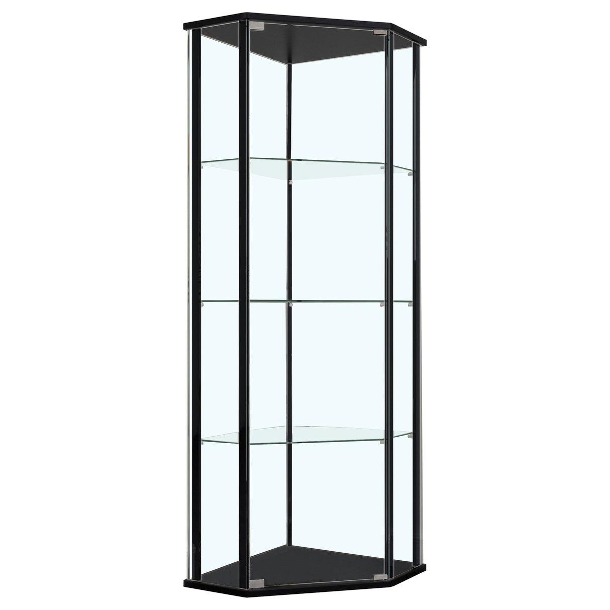 Furniture City Houma - Coaster - Zenobia 4-shelf Curio Cabinet Display Case Black - 953234