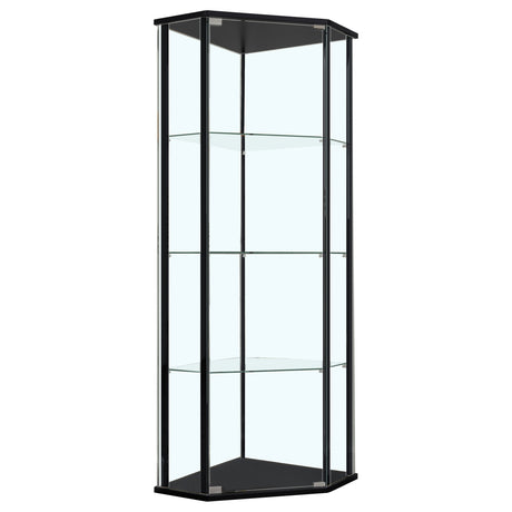Furniture City Houma - Coaster - Zenobia 4-shelf Curio Cabinet Display Case Black - 953234