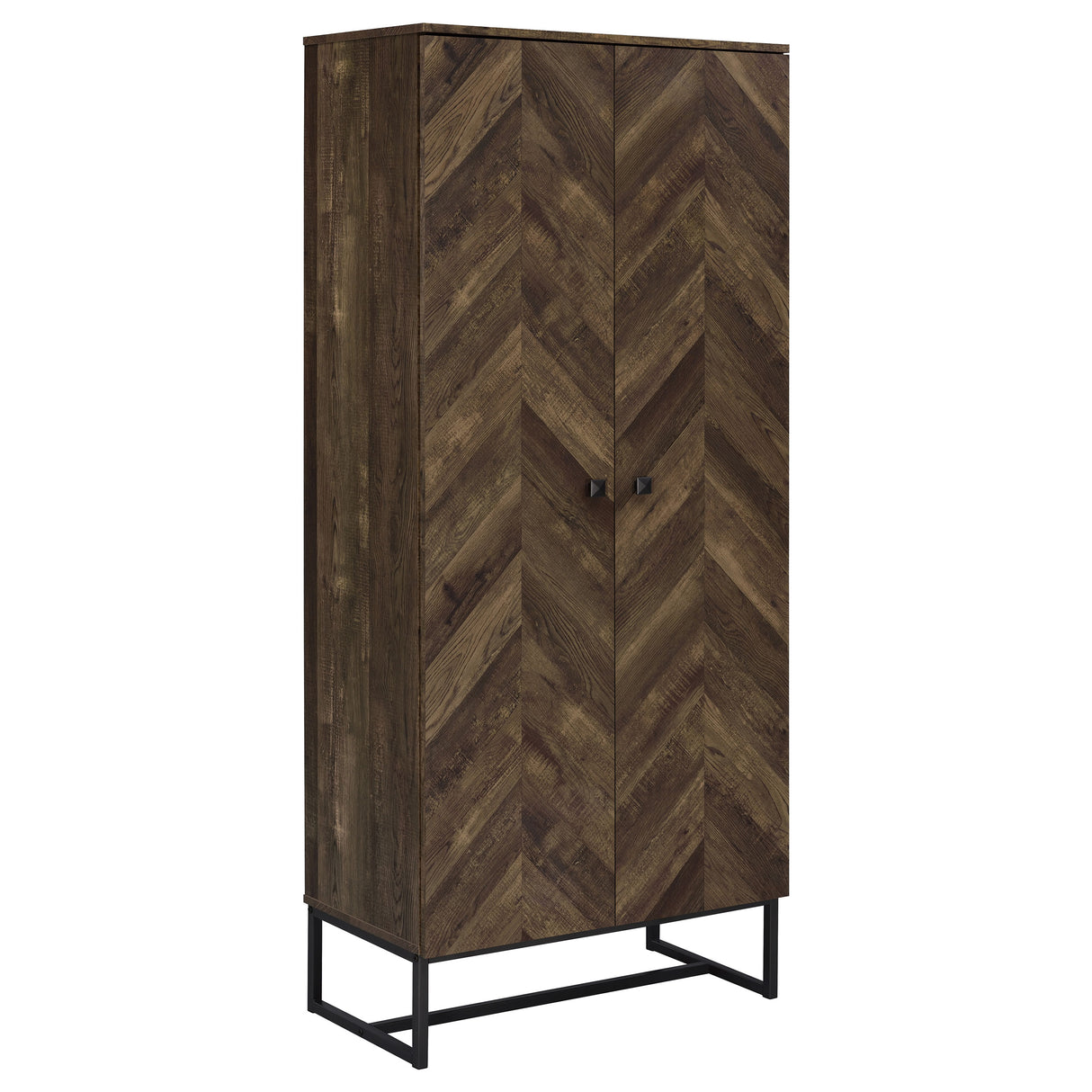 Furniture City Houma - Coaster - Carolyn 2-door Engineered Wood Accent Cabinet Rustic Oak - 959640