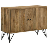 Furniture City Houma - Coaster - Eileen 2-door Wood Storage Accent Cabinet Natural - 959651