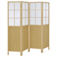 Furniture City Houma - Coaster - Edwards 4-Panel Room Divider Folding Shoji Screen Natural - 960123