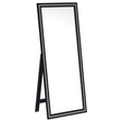 Furniture City Houma - Coaster - Windrose 28 x 67 Inch Tempered LED Standing Mirror Black - 960962