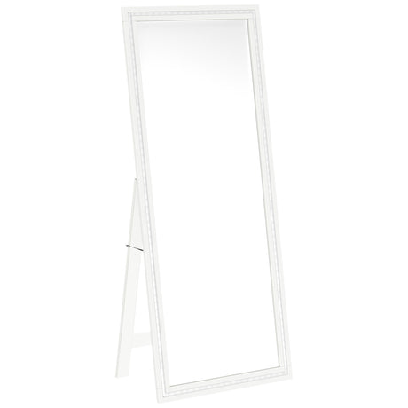 Furniture City Houma - Coaster - Windrose 28 x 67 Inch Tempered LED Standing Mirror White - 960963