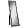 Furniture City Houma - Coaster - Carisi 22 x 61 Inch Crystal Acrylic Standing Mirror Silver - 961427