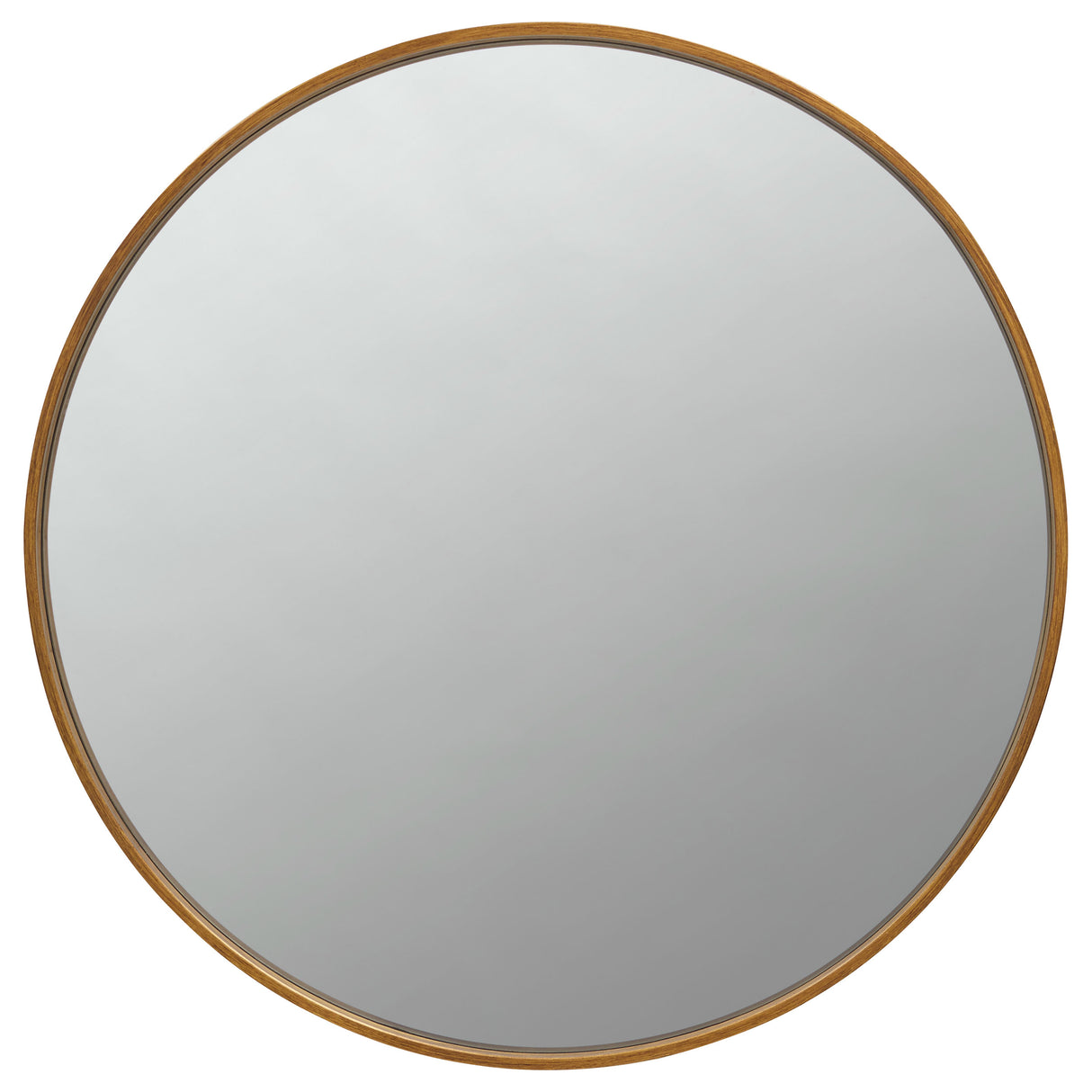 Furniture City Houma - Coaster - O'Malley 40 x 40 Inch Round Framed Wall Mirror Brass - 961488