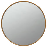 Furniture City Houma - Coaster - O'Malley 40 x 40 Inch Round Framed Wall Mirror Brass - 961488