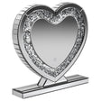 Furniture City Houma - Coaster - Euston Heart Shaped Vanity Mirror Silver - 961528
