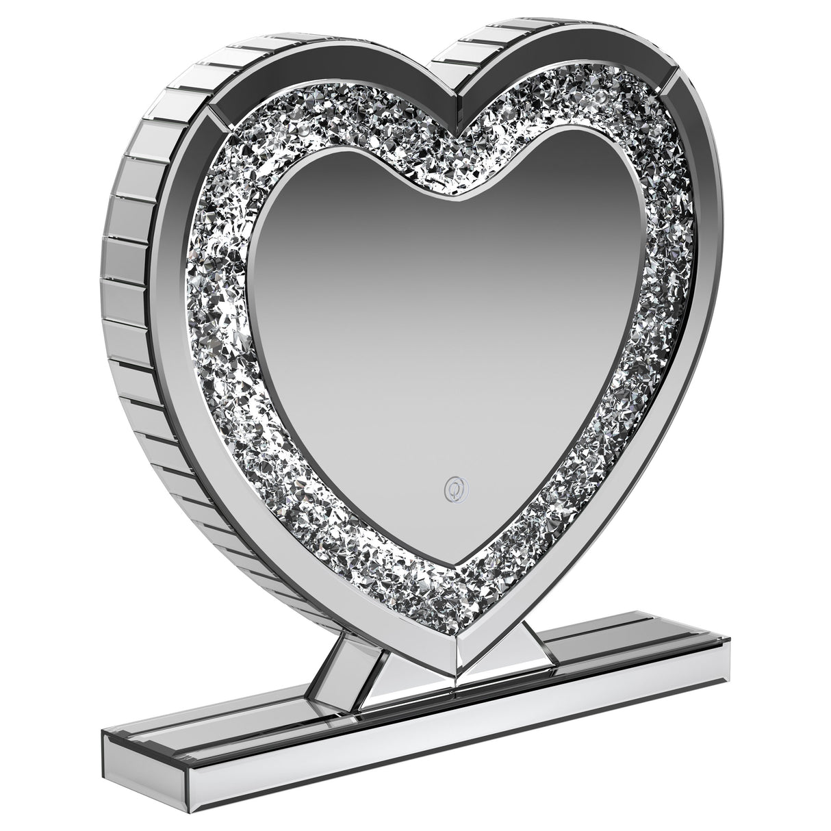 Furniture City Houma - Coaster - Euston Heart Shaped Vanity Mirror Silver - 961528