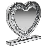 Furniture City Houma - Coaster - Euston Heart Shaped Vanity Mirror Silver - 961528