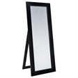 Furniture City Houma - Coaster - Cadence Tempered Glass Full Length Standing Mirror Black Oak - 961653