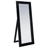Furniture City Houma - Coaster - Cadence Tempered Glass Full Length Standing Mirror Black Oak - 961653