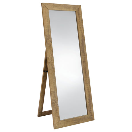 Furniture City Houma - Coaster - Cadence Tempered Glass Full Length Standing Mirror Mango - 961654