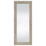 Cadence Tempered Glass Full Length Mirror Grey Washed Oak