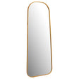 Furniture City Houma - Coaster - Simeon 24 x 59 Inch Full Length Floor Mirror Antique Gold - 962821