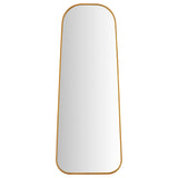 Simeon 20 x 52 Inch Full Length Floor Mirror Antique Gold