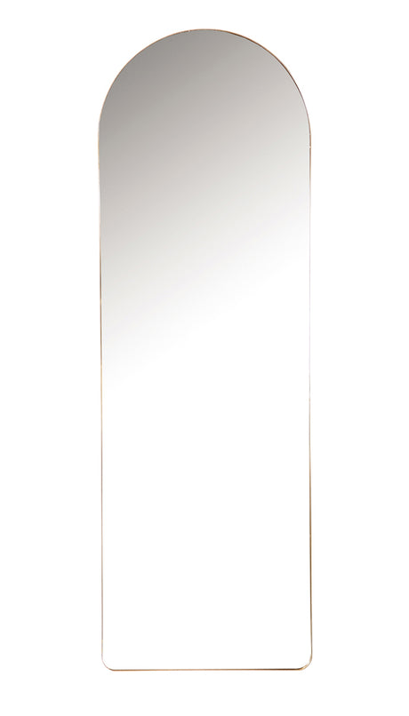 Furniture City Houma - Coaster - Stabler 20 x 60 Inch Metal Framed Floor Mirror Rose Gold - 963487