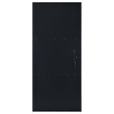 Zayan 32 x 71 Inch Floor Mirror LED Lighting Black Gloss