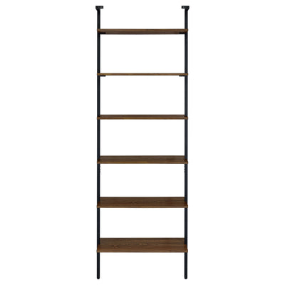 Owens 3-piece 96-inch Wall Mounted Bookshelf Set Walnut