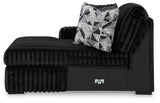 Midnight-Madness 4-Piece Sectional and Ottoman
