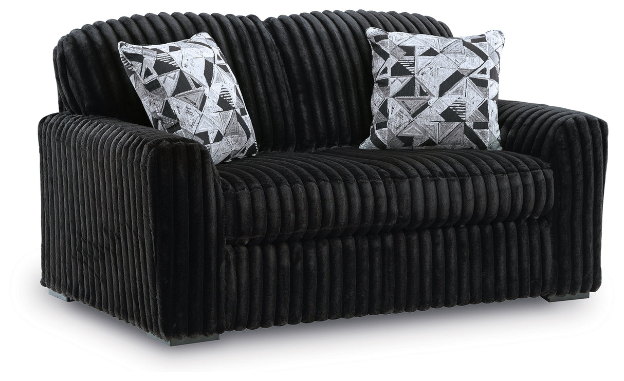 Midnight-Madness Sofa, Loveseat and Oversized Chair