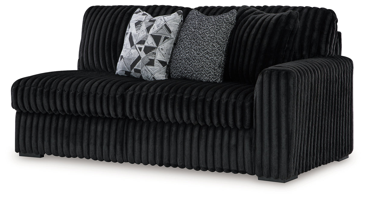 Midnight-Madness 4-Piece Sectional and Ottoman