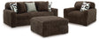 Furniture City Houma - Ashley Furniture - Midnight-Madness Sofa, Oversized Chair and Accent Ottoman - Sofa, Oversized Chair and Accent Ottoman - 98104U4