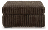 Midnight-Madness Loveseat, Oversized Chaise and Ottoman