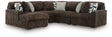 Furniture City Houma - Ashley Furniture - Midnight-Madness 5-Piece Sectional with Chaise - RAF 5-Piece Sectional with Chaise - 98104S21