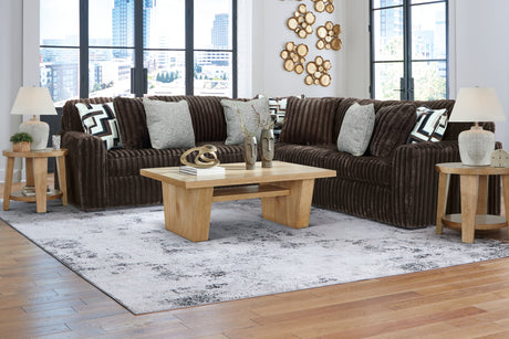 Furniture City Houma - Ashley Furniture - Midnight-Madness 2-Piece Sectional - LAF 2-Piece Sectional / Onyx - 98103S7