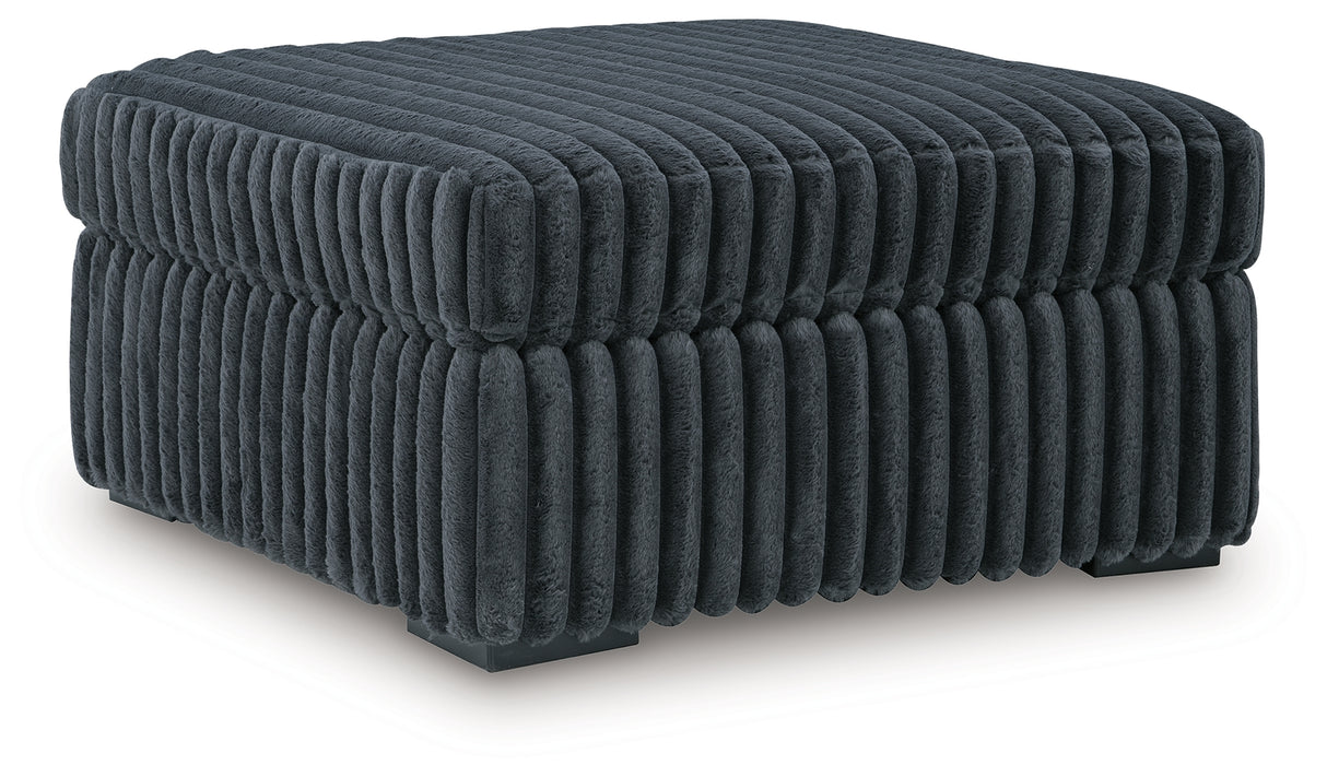 Midnight-Madness Oversized Accent Ottoman