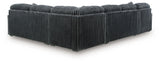Midnight-Madness 4-Piece Sectional with Chaise